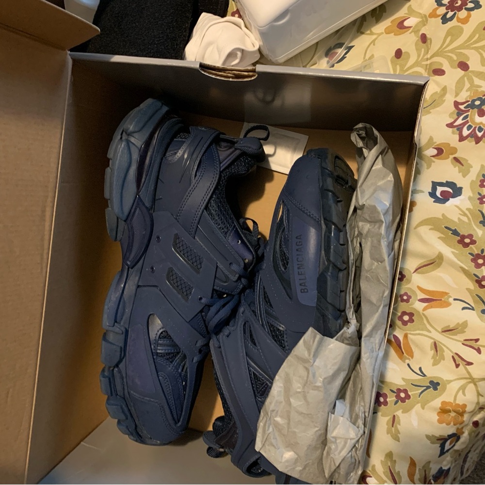 Balenciaga Men's Navy Sneakers
